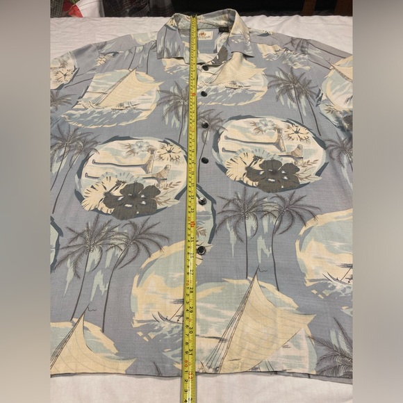 Paradise by Axis men’s 100% silk Hawaiian shirt large - Picture 5 of 9